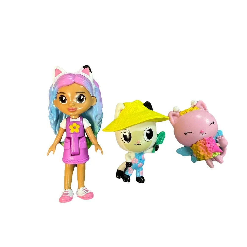 Netflix Gabby's Dollhouse Kitty Fairy's Garden Treehouse Gabby + 2 Figures - Picture 5 of 7